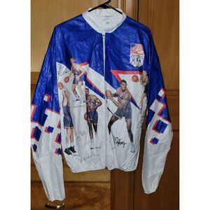 1992 Kelloggs USA Olympic Dream Team Jacket w Cereal Box Adult L Basketball